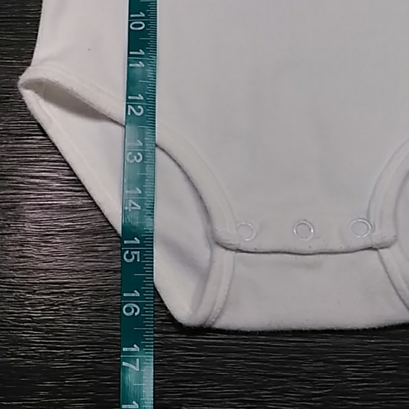 Overall dress w/matching onsie. Size 3T. - Picture 6 of 6